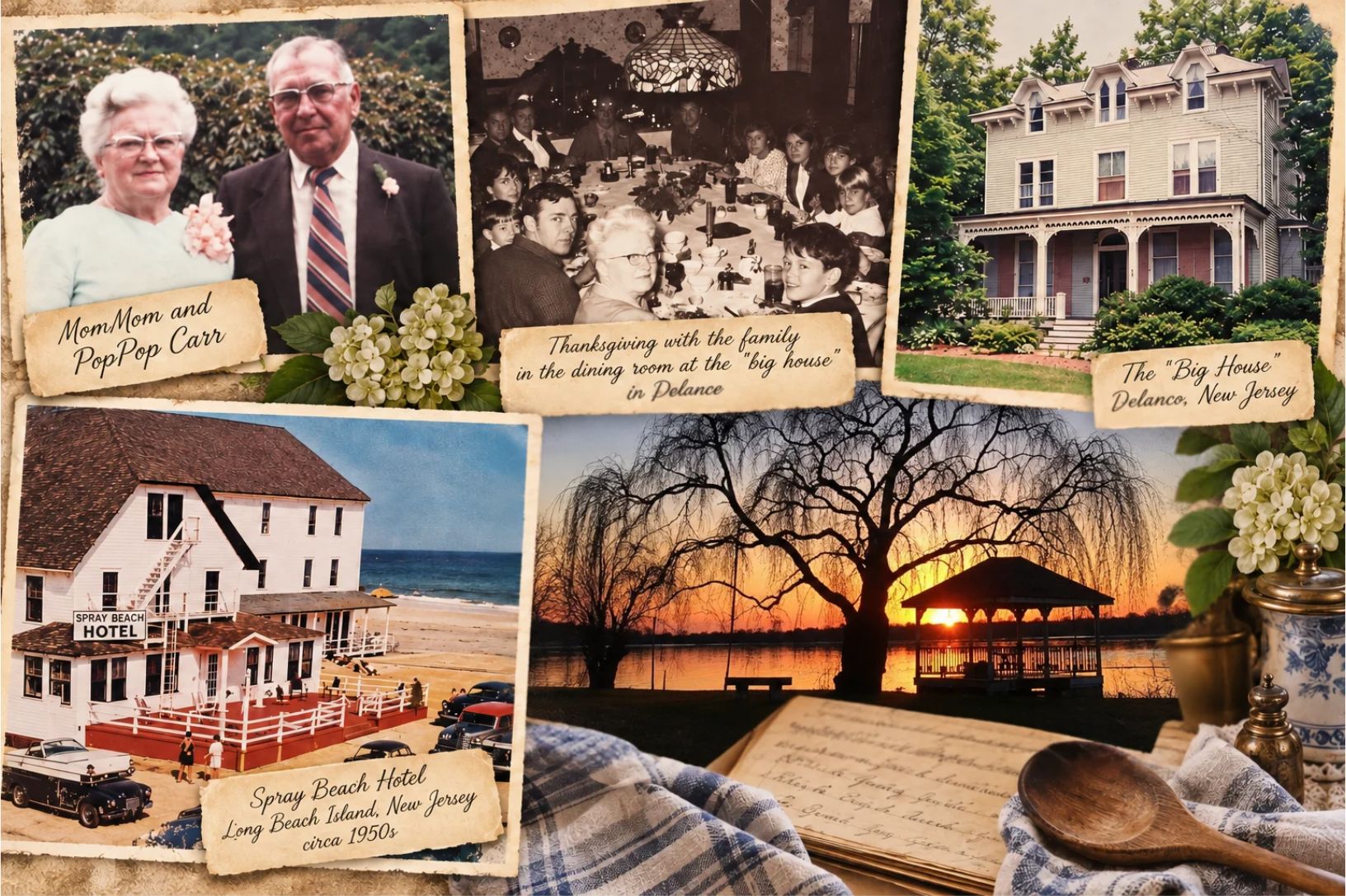 Carr family photographs, Thanksgiving at the Big House, and the historic Spray Beach Hotel