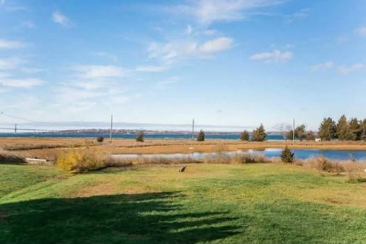 The view from my childhood backyard in Common Fence Point, Rhode Island