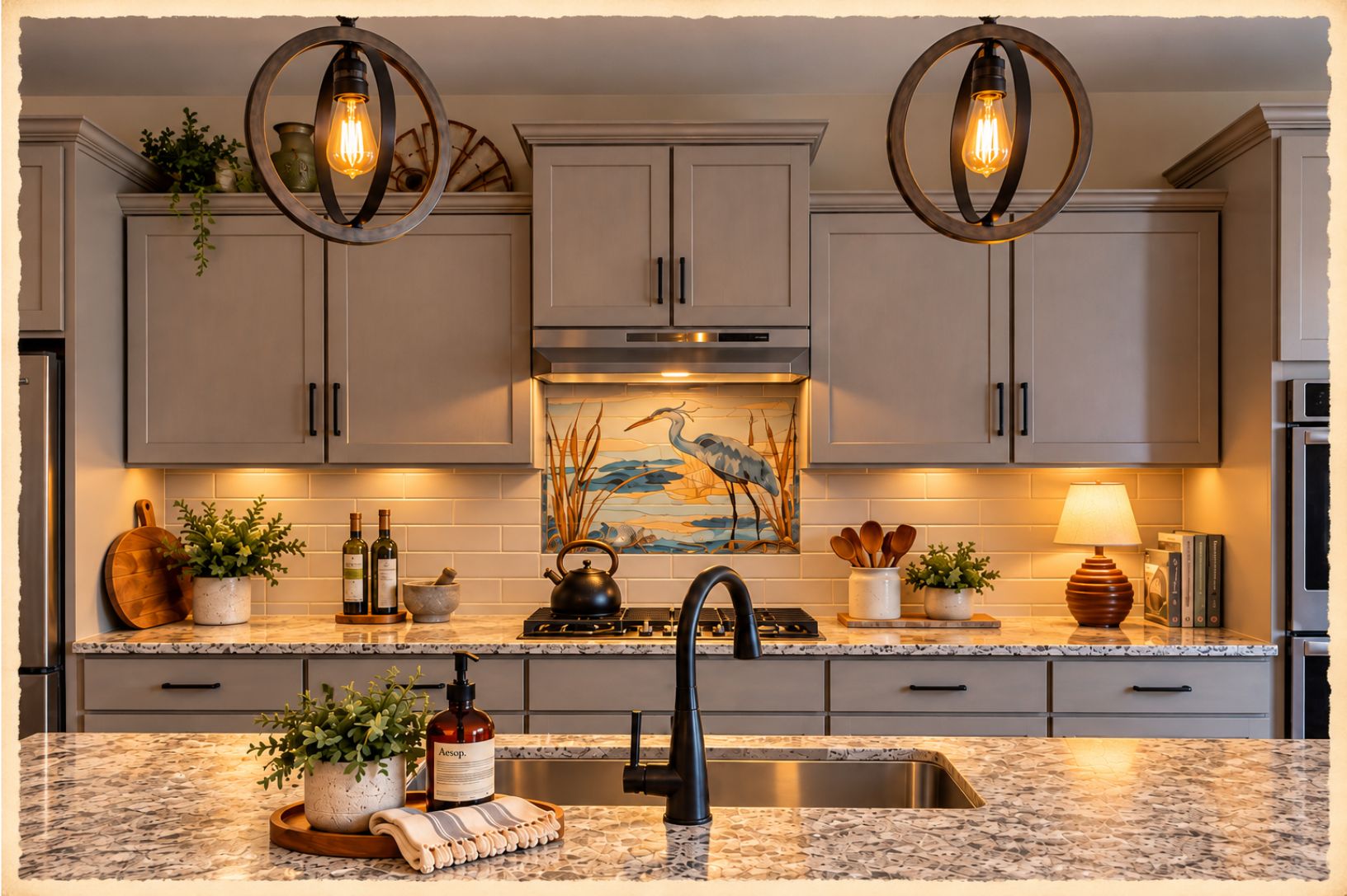 Roxie's kitchen, one of her favorite places to cook and create