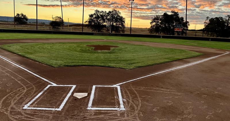 A ballfield representing many weekends spent cheering on our sons