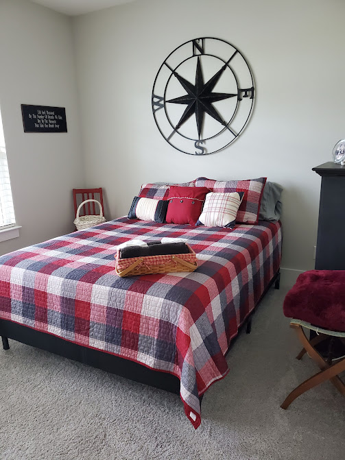 Guest room when we first moved into the house